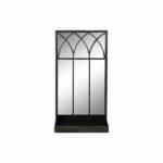 Espelho com Suporte DKD Home Decor Preto Metal (40 x 12 x 80 cm)