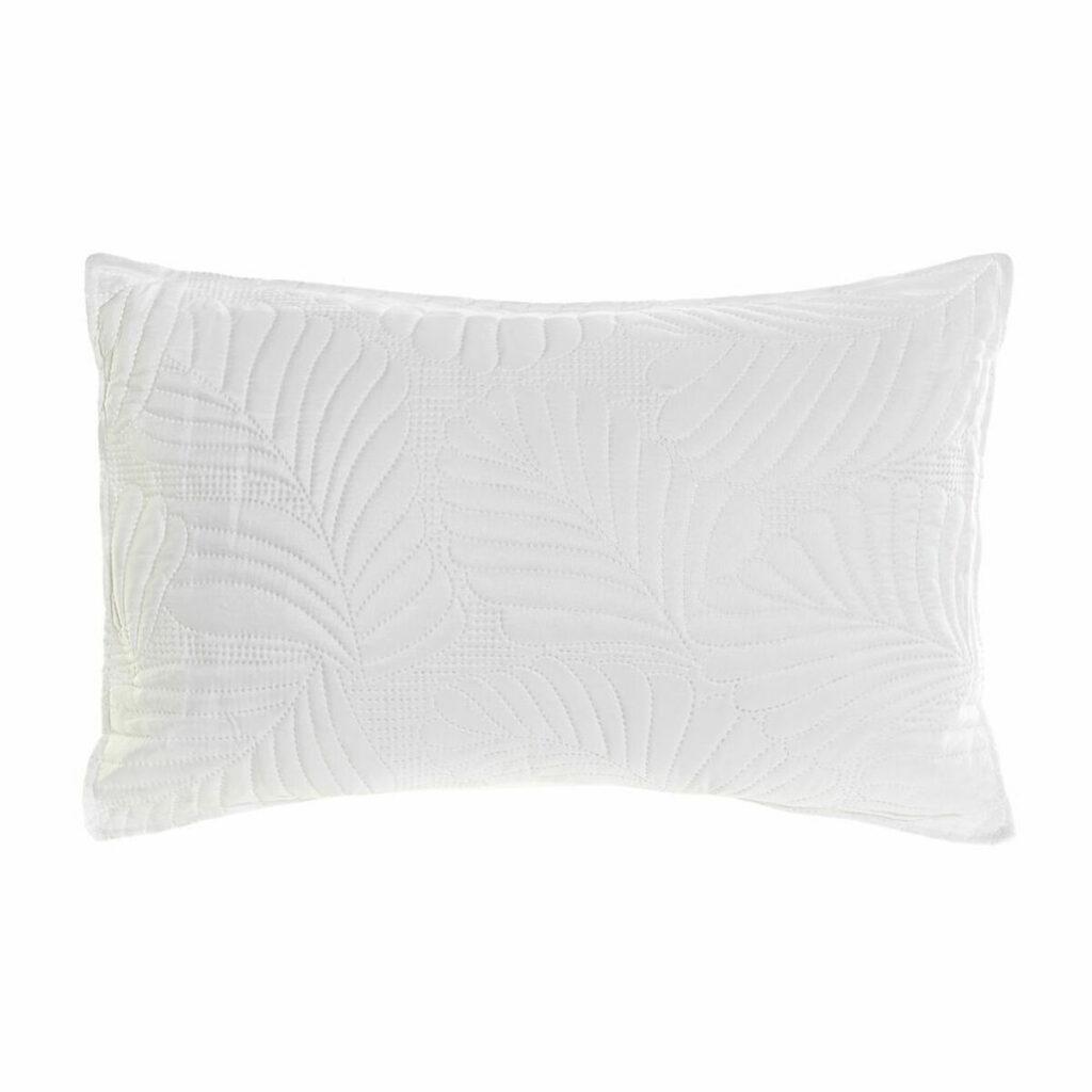 Almofada DKD Home Decor 8424001814633 60 x 10 x 40 cm Branco Bloemen