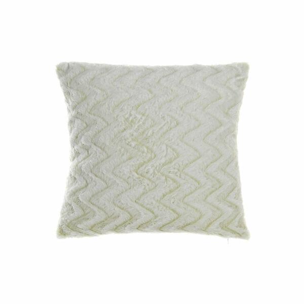 Almofada DKD Home Decor 45 x 10 x 45 cm Zig-zag Branco