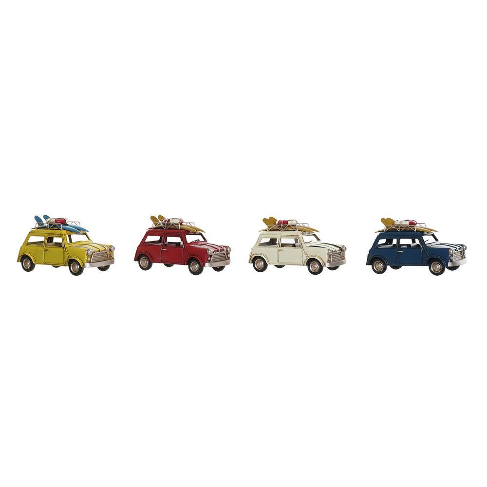 Veículo DKD Home Decor Carro Decorativo 25 x 12,5 x 14 cm Vintage (4 Peças)