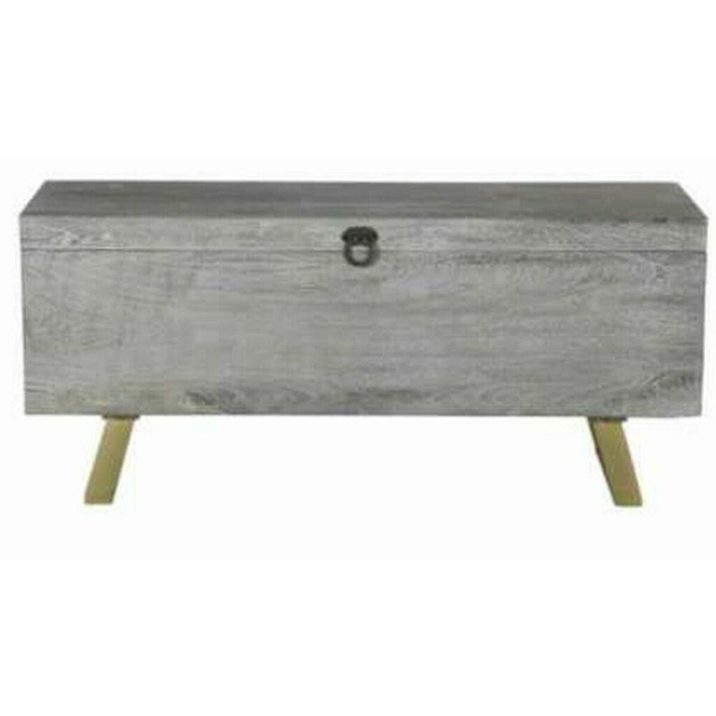 Baú DKD Home Decor Madeira Metal (116 x 40 x 50 cm)