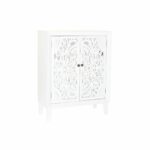 Aparador DKD Home Decor Branco Espelho Abeto MDF (80 x 35 x 102 cm)