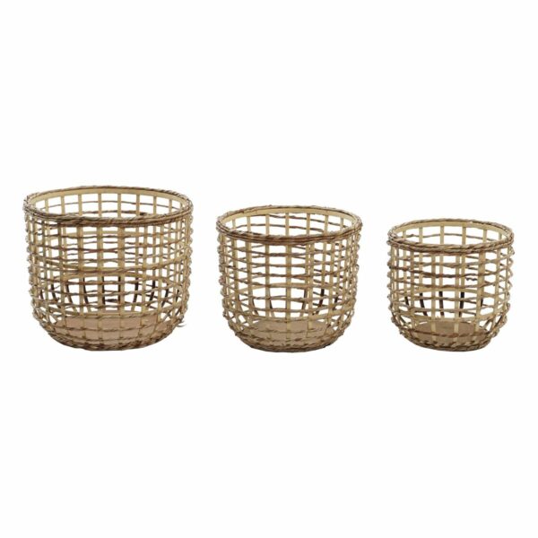 Conjunto de Cestas DKD Home Decor 39 x 39 x 32 cm