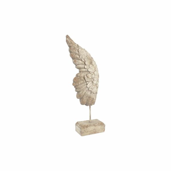 Figura Decorativa DKD Home Decor Acabamento envelhecido Branco Asas de Anjo Magnésio (26 x 11 x 65 cm)